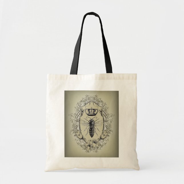 Tote Bag la reine de la couronne victorienne chic (Devant)