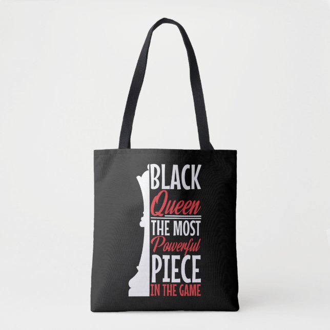 Tote Bag La reine noire africaine la plus puissante des éch (Devant)