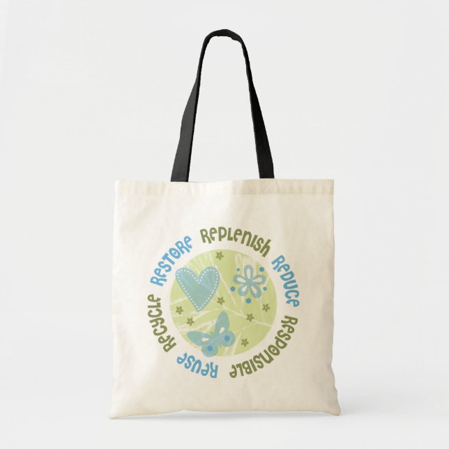 Tote Bag La réutilisation réutilisent responsable (Devant)