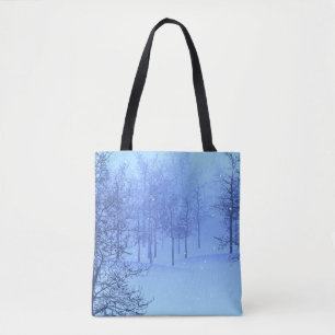 Tote Bag La romance d'un Bois d'hiver mystique