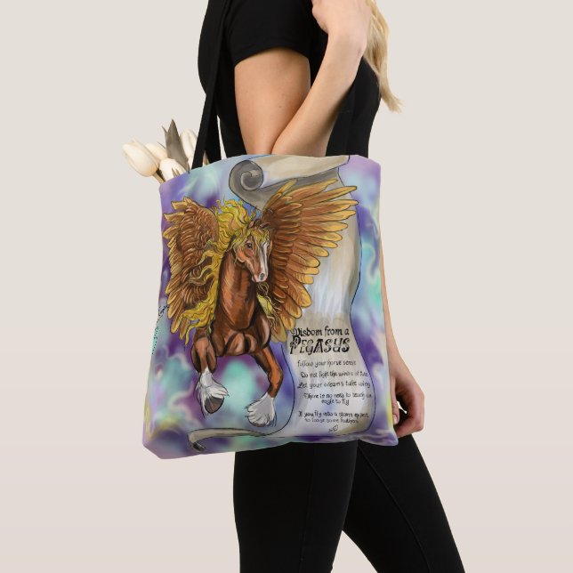 Tote Bag La sagesse d'un Pegasus (De près)