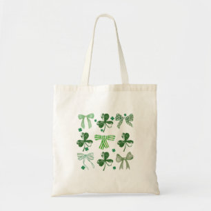 Tote Bag La Saint-Patrick Chanceux Trèfle et Ruban