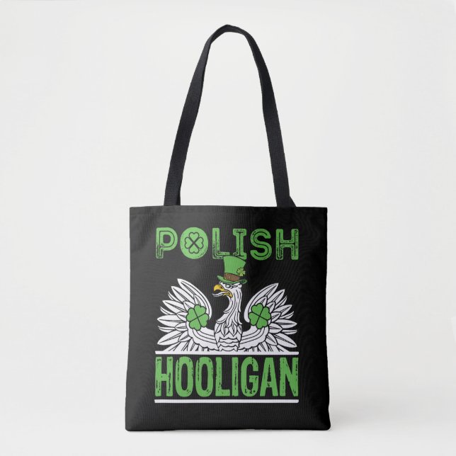 Tote Bag La Saint Patrick de Hooligan polonais (Devant)