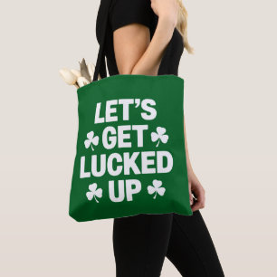 Tote Bag La Saint-Patrick Faisons-nous de la Chance Trèfle