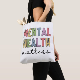 Tote Bag La santé mentale compte   Sensibilisation à la san