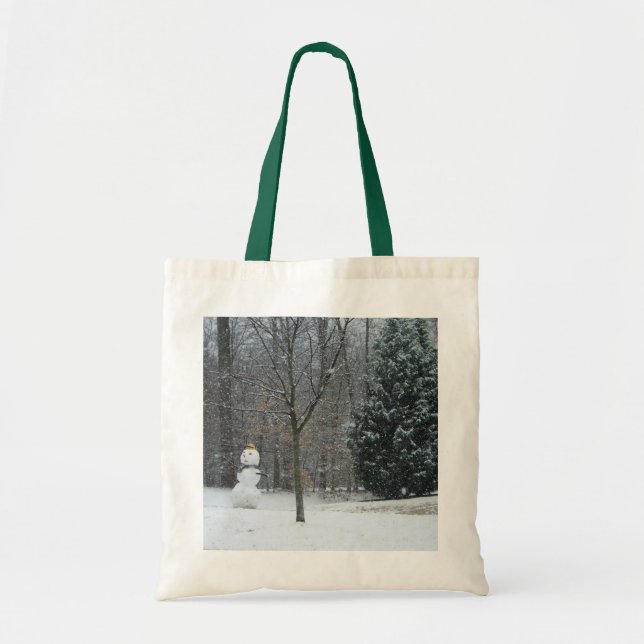 Tote Bag La scène de neige hivernale du voisin (Devant)