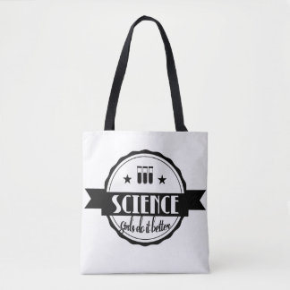 Tote Bag La Science. Des filles elle améliorent