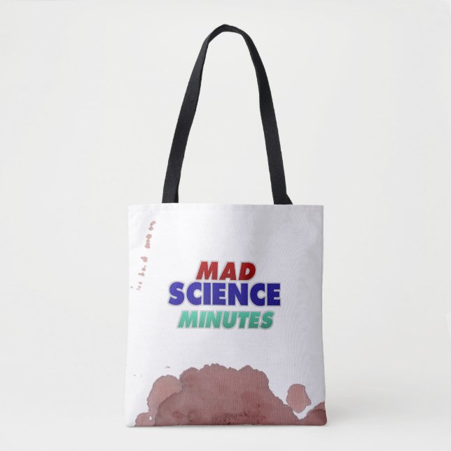Tote Bag La Science folle minute Fourre-tout-pré taché de (Devant)