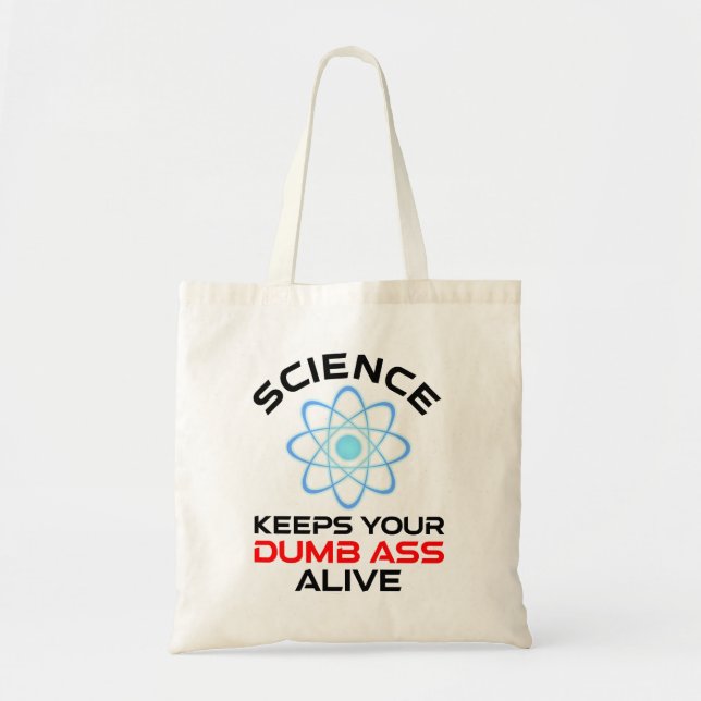 Tote Bag La Science Garde Vivante Votre Bande-Nue (Devant)