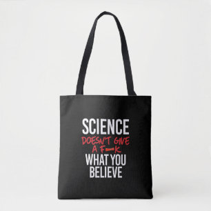 Tote Bag La science ne donne pas de f—k