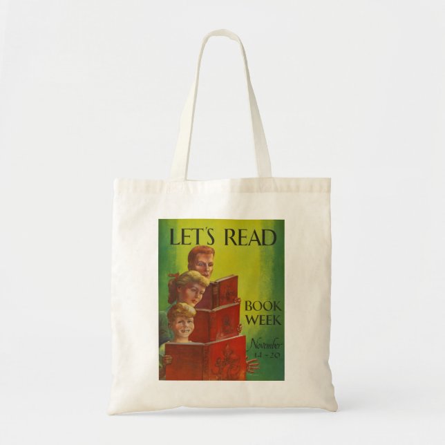 Tote Bag La semaine du livre Fourre-tout de 1954 enfants (Devant)
