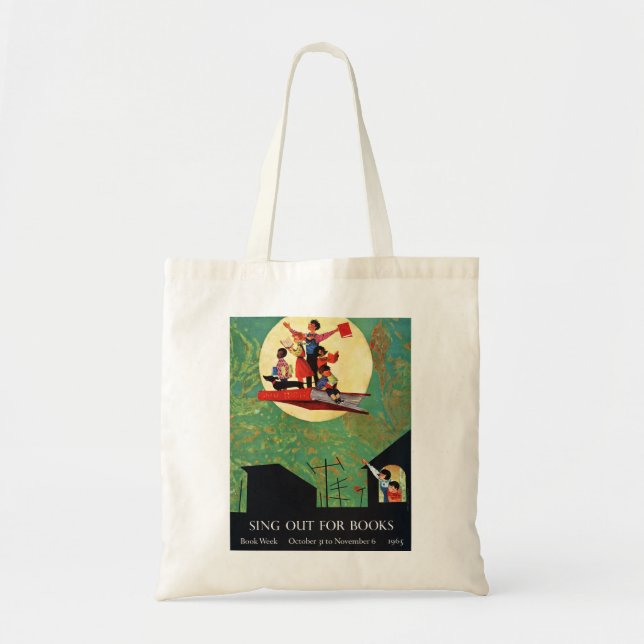 Tote Bag La semaine du livre Fourre-tout de 1965 enfants (Devant)
