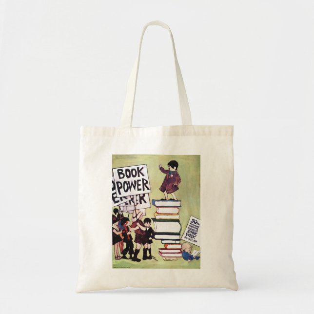 Tote Bag La semaine du livre Fourre-tout de 1969 enfants (Devant)