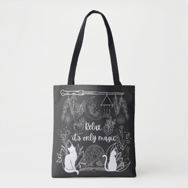 Tote Bag La sérénité du sorcier : Relax, c'est seulement le (Devant)