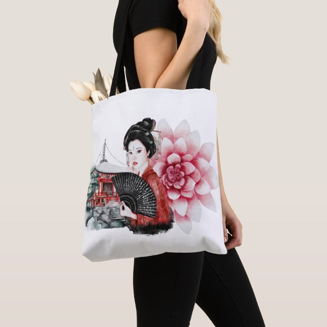 Tote Bag La série Okinawa Design 36  (De près)