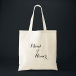 Tote Bag La servante d'honneur<br><div class="desc">C'est un sac fourre-tout de servante d'honneur. Ce nom personnalisé monogramme mignon sac fourre-tout vintage est la meilleure idée de cadeau pour mariée et demoiselle d'honneur chez les mariages. C'est un bel accessoire pour vos servantes et parfait pour transporter tous ces plans de fête.</div>