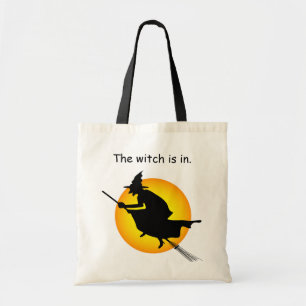 Tote Bag La sorcière d'Halloween à Fourre-tout
