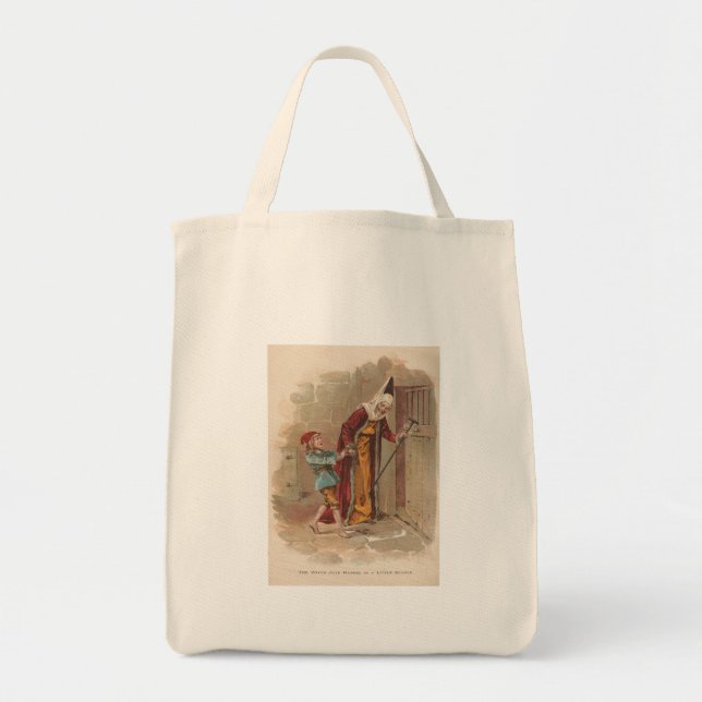 Tote Bag La Sorcière met Hansel dans la stabilité (Devant)