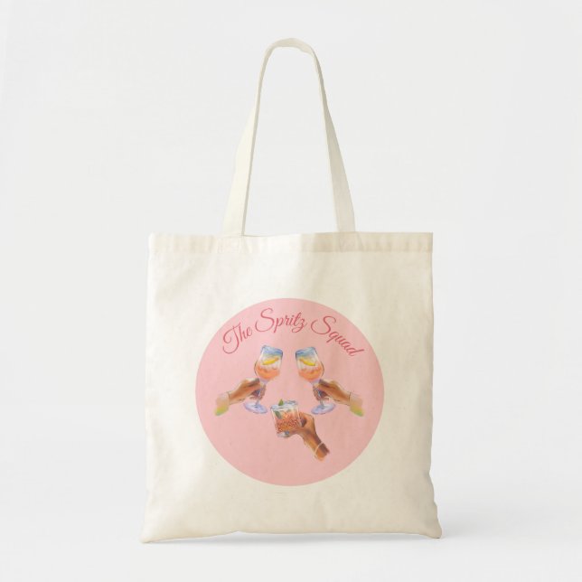 Tote Bag La Squadra Spritz | Équipe de Fiançailles Fête de  (Devant)