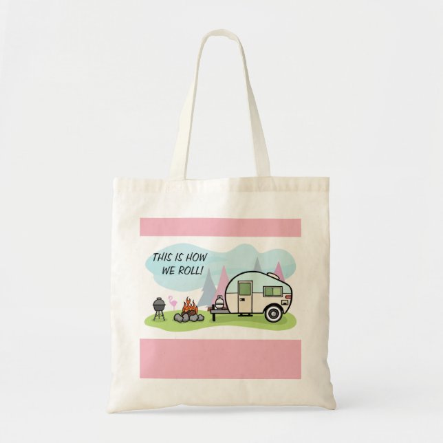 TOTE BAG LA STATION DE VACANCES CAMPANTE DE FOURRE-TOUT (Devant)