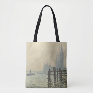 Tote Bag La Tamise en dessous de Westminster par Claude Mon