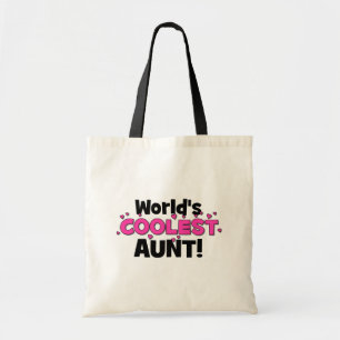Tote Bag La tante la plus fraîche du monde ! Grand cadeau