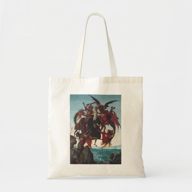 Tote Bag La Tentation de saint Antoine par Michelangelo (Devant)