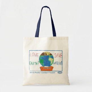Tote Bag La terre d'amour ? Sauvez l'eau !