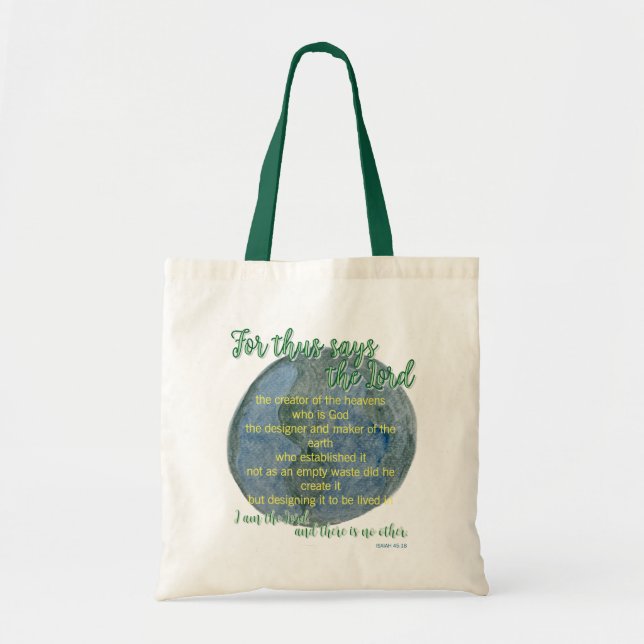 Tote Bag La Terre Qu'il A Formée (Devant)