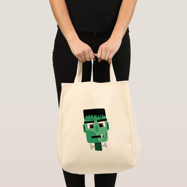 Tote Bag La tête du monstre Frankenstein (Devant (produit))