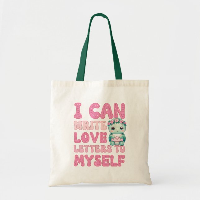 Tote Bag La tortue d'amour de la Saint Valentin (Devant)