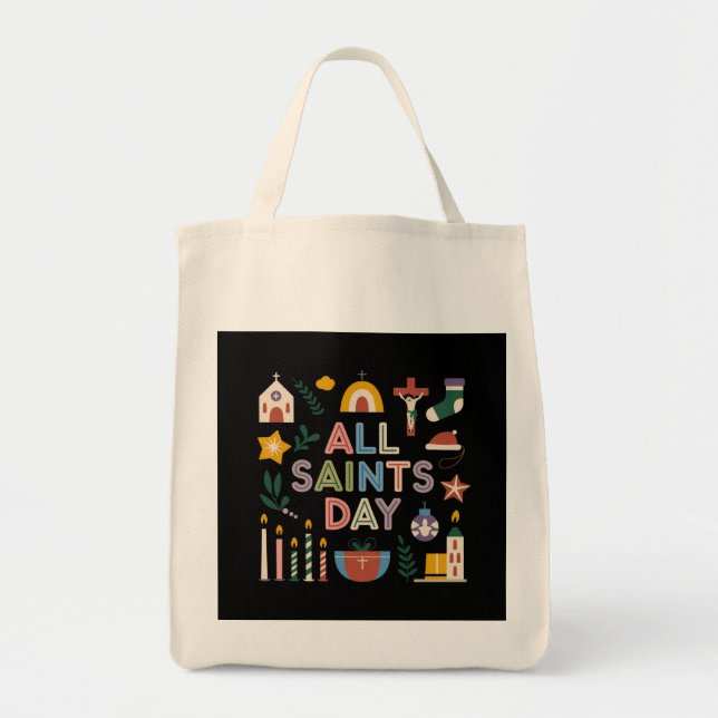 Tote Bag La Toussaint célèbre le Jour du Sens (Devant)