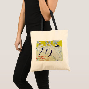 Tote Bag La Troupe de Mlle Eglantine par Toulouse Lautrec