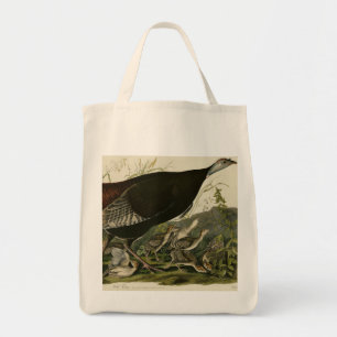 Tote Bag La Turquie sauvage des oiseaux d'Amérique d'Audubo