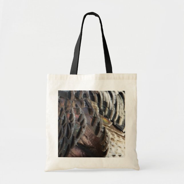 Tote Bag La Turquie sauvage Plumes I Abstrait Nature Design (Devant)