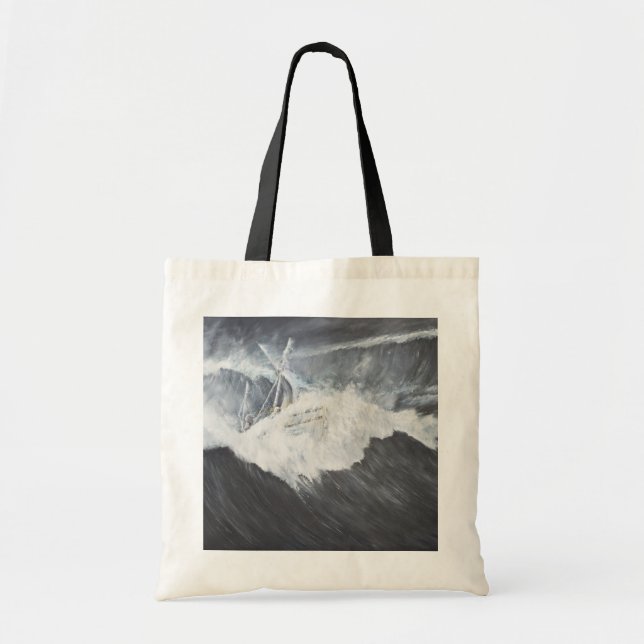 Tote Bag La vague gigantesque (Devant)