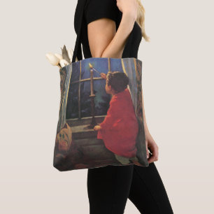 Tote Bag La veille de Noël vintage par Jessie Willcox Smith
