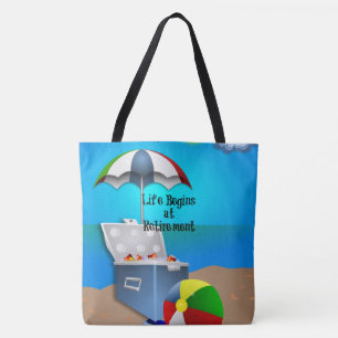 Tote Bag La vie commence à la retraite