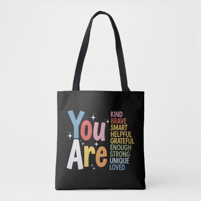 Tote Bag La vie d'enseignant Soyez gentil Enseignement Écol (Devant)