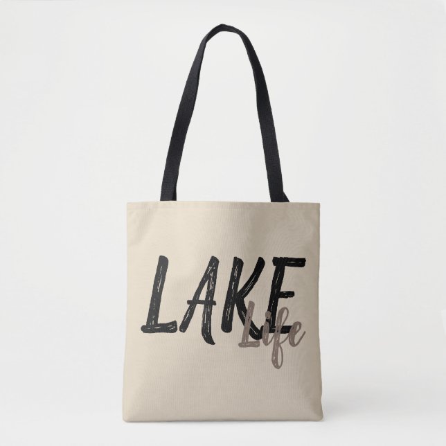 Tote Bag LA VIE DU LAC nautique | (Devant)