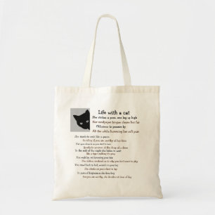 Tote Bag La vie d'un propriétaire de chat
