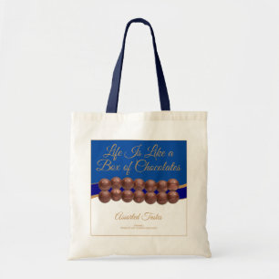 Tote Bag La vie est comme une boîte de chocolats