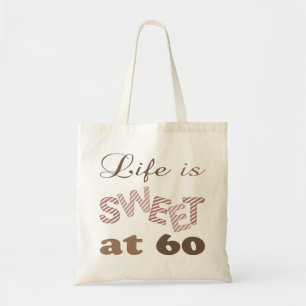 Tote Bag La Vie Est Douce À 60 Ans