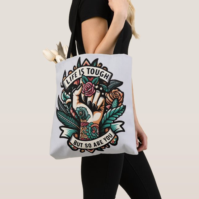 Tote Bag La vie est dure, vous aussi (De près)