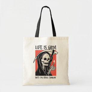 Tote Bag La Vie Est Grave Drôle Grave Faucheuse Drôle Jeu S