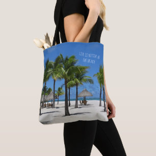 Tote Bag La vie est meilleure à la plage