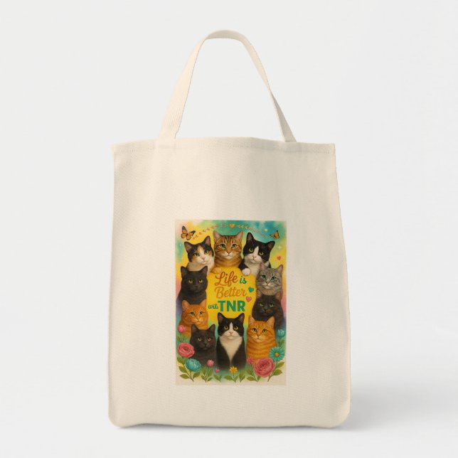 Tote Bag La vie est meilleure avec TNR (Devant)