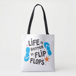 Tote Bag La vie est meilleure dans des bascules