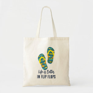 Tote Bag La vie est meilleure Vibes d'été sur mesure