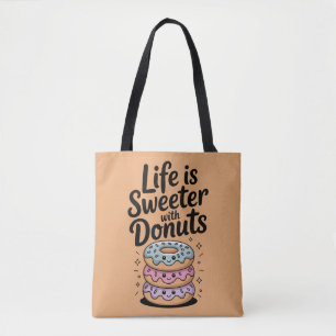 Tote Bag La Vie Est Plus Douce Avec Des Dents